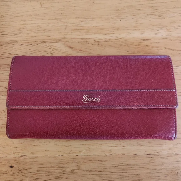 Gucci Vintage Red Wallet - Picture 3 of 16